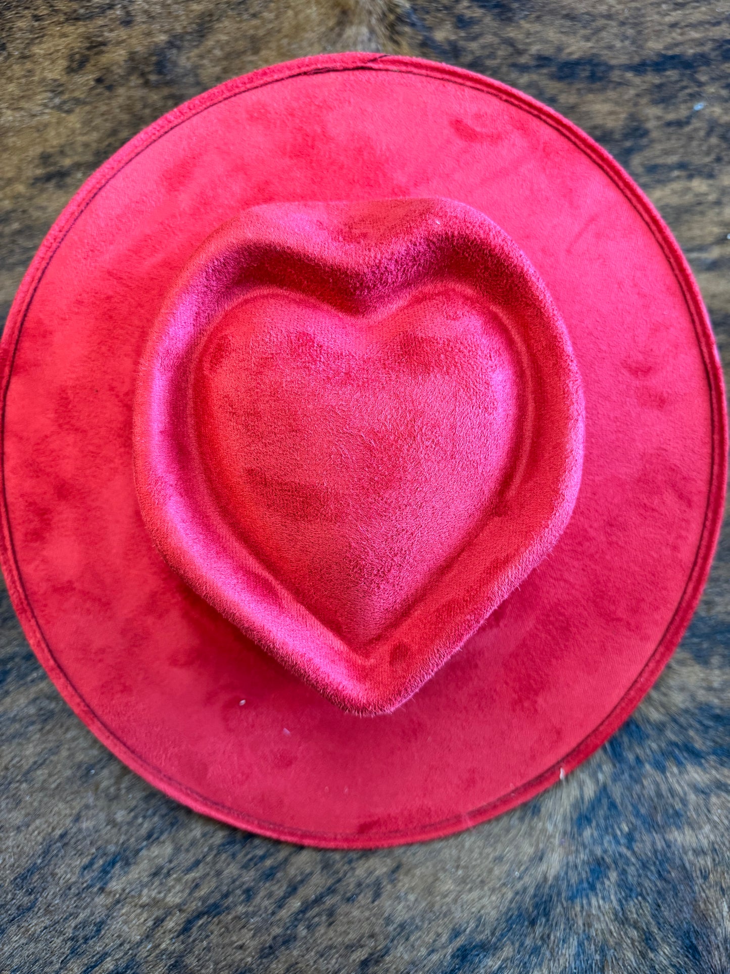 Suede heart