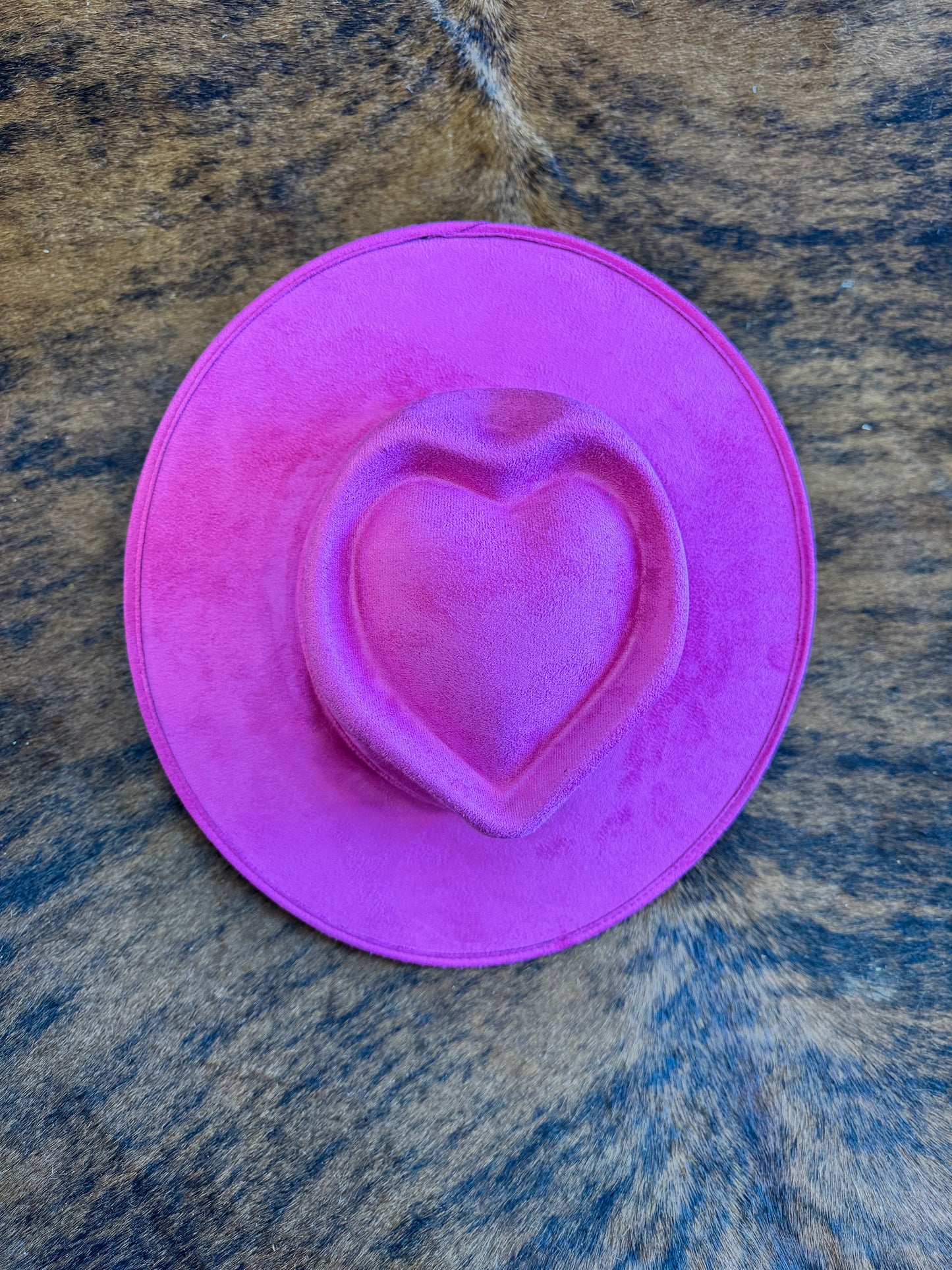 Suede heart