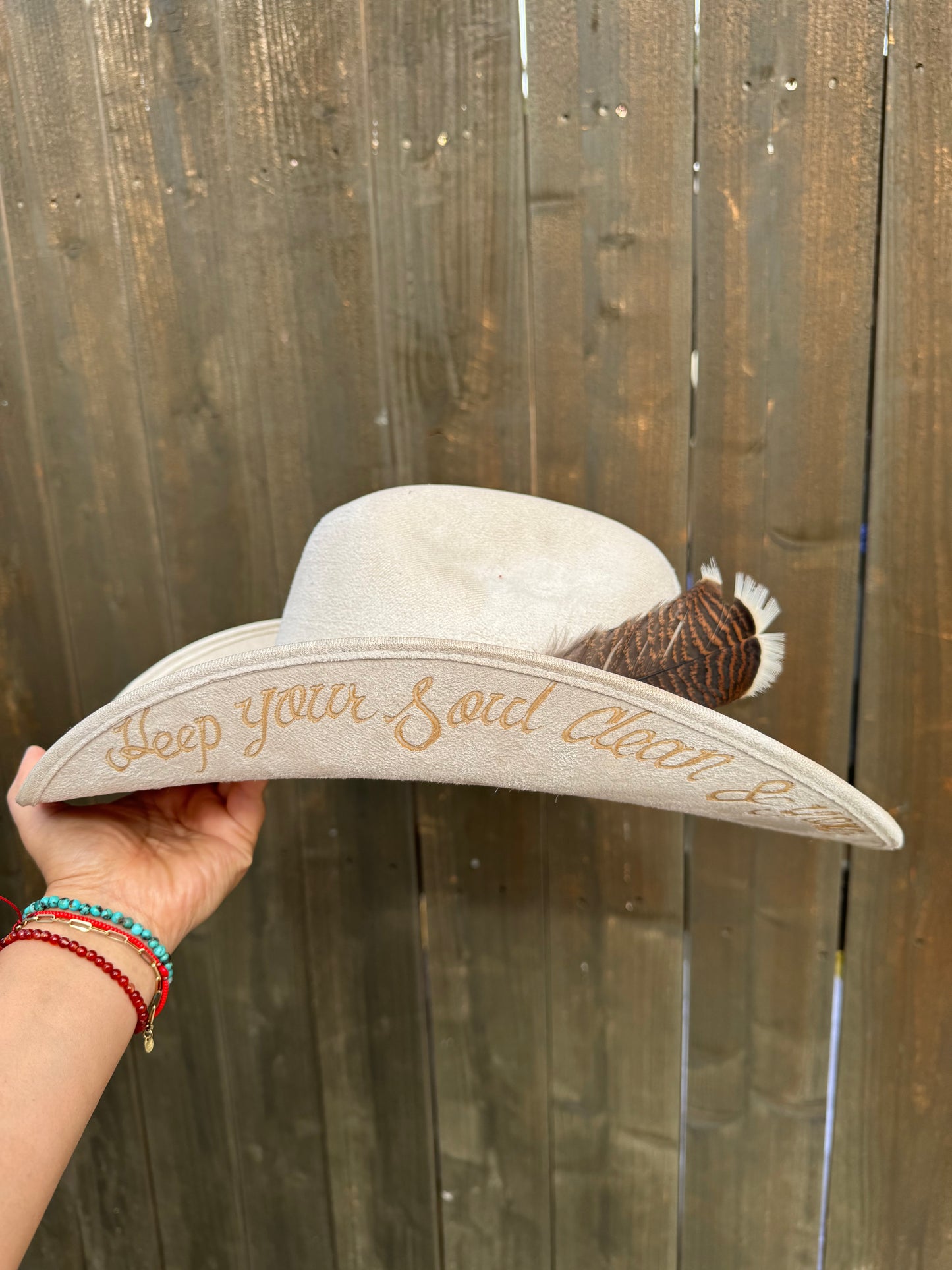 Keep your soul clean and your boots dirty