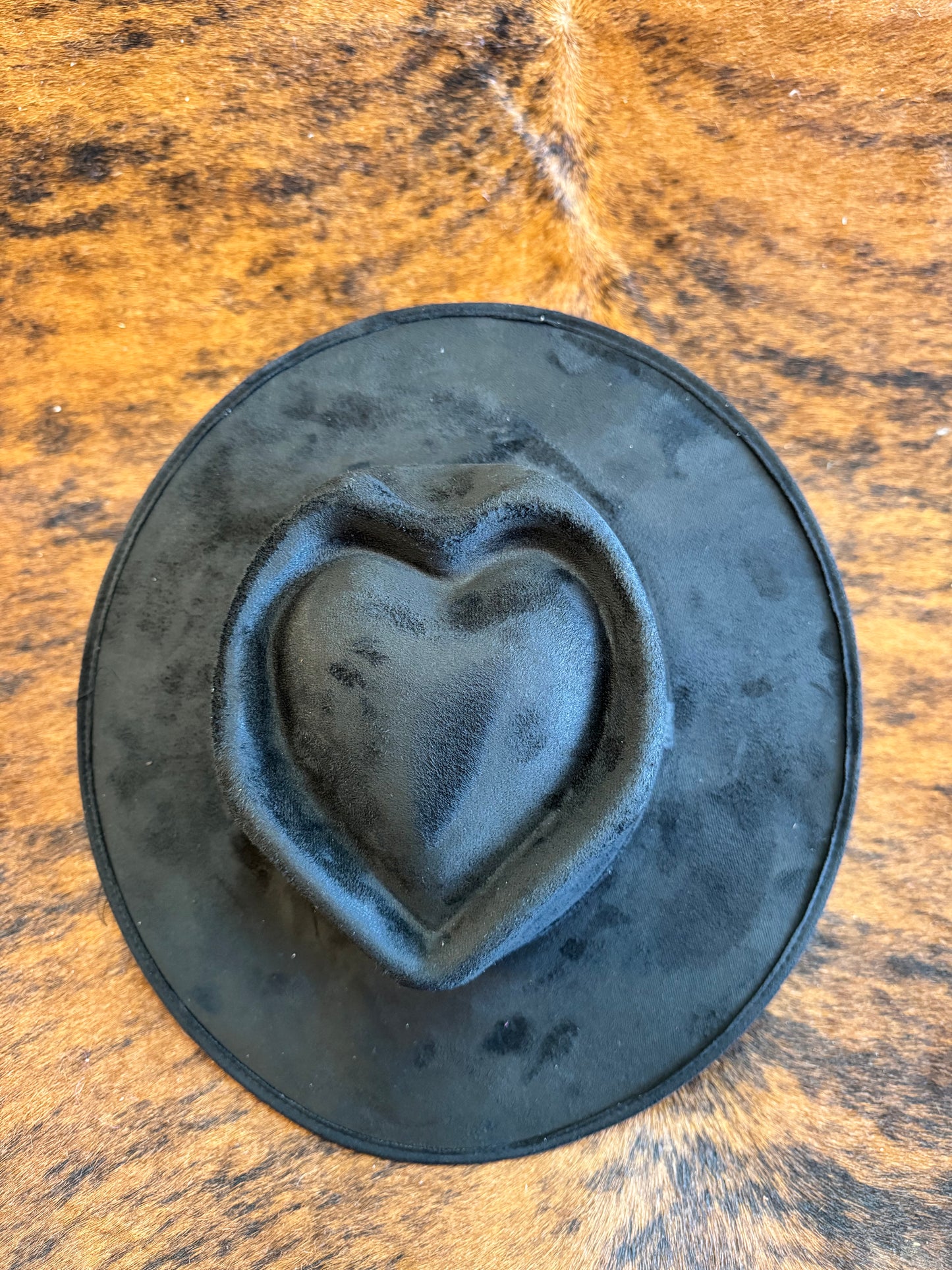 Suede heart