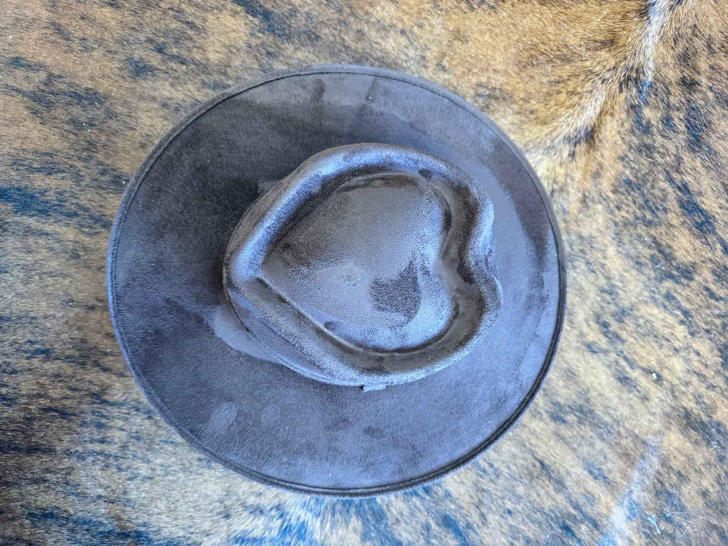 Suede heart
