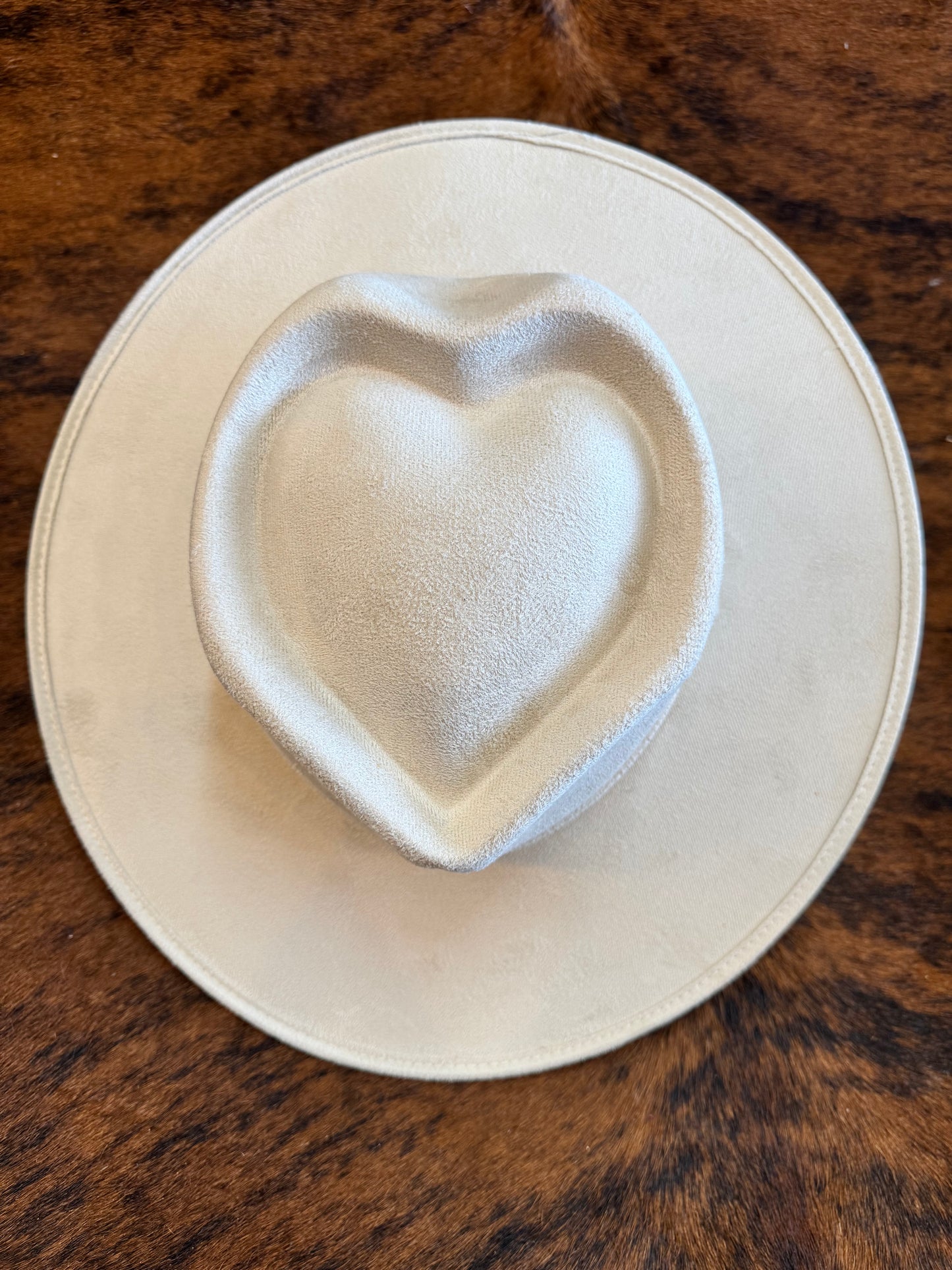 Suede heart