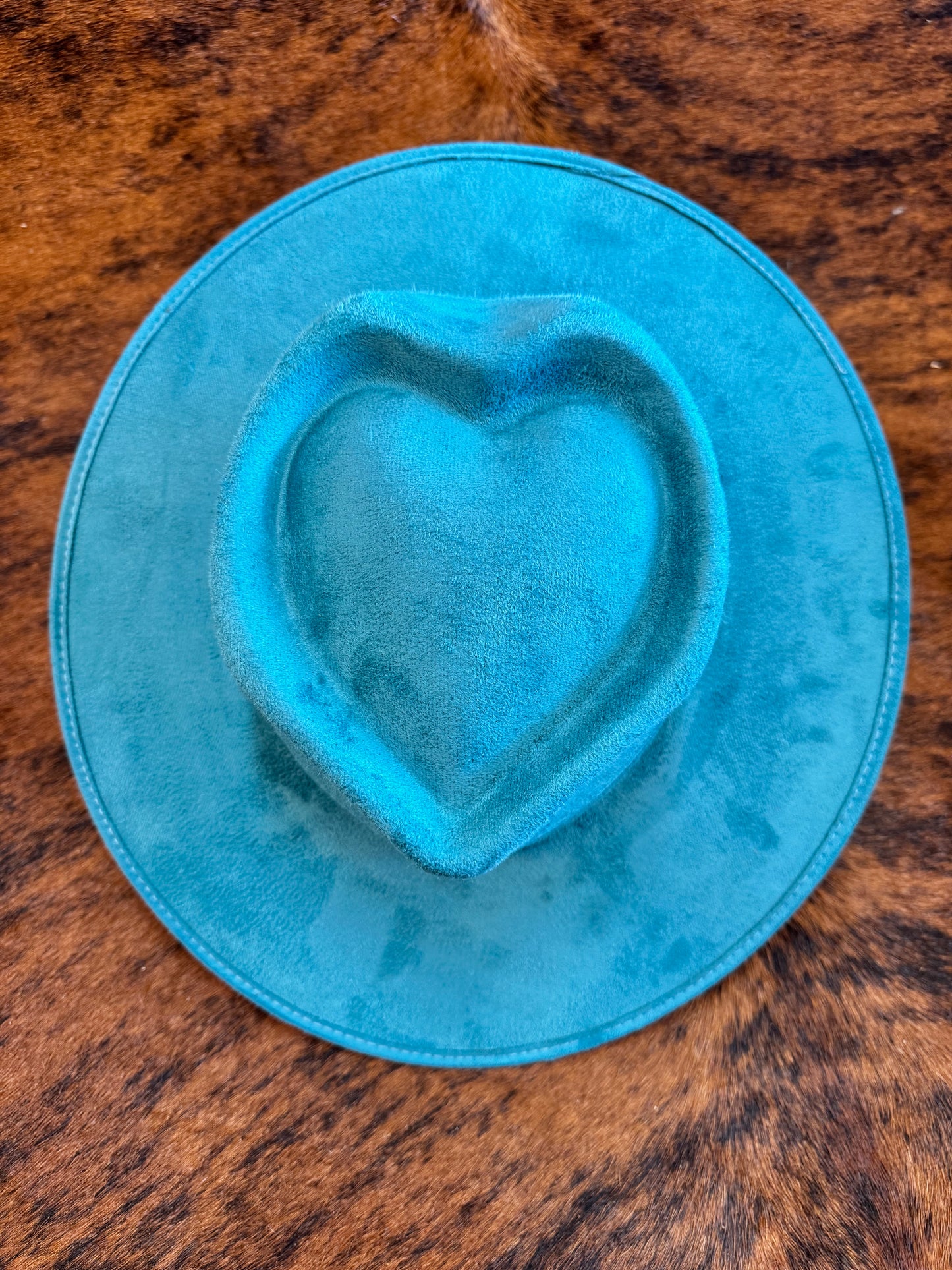 Suede heart