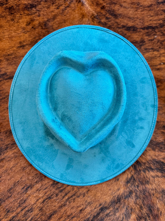Suede heart