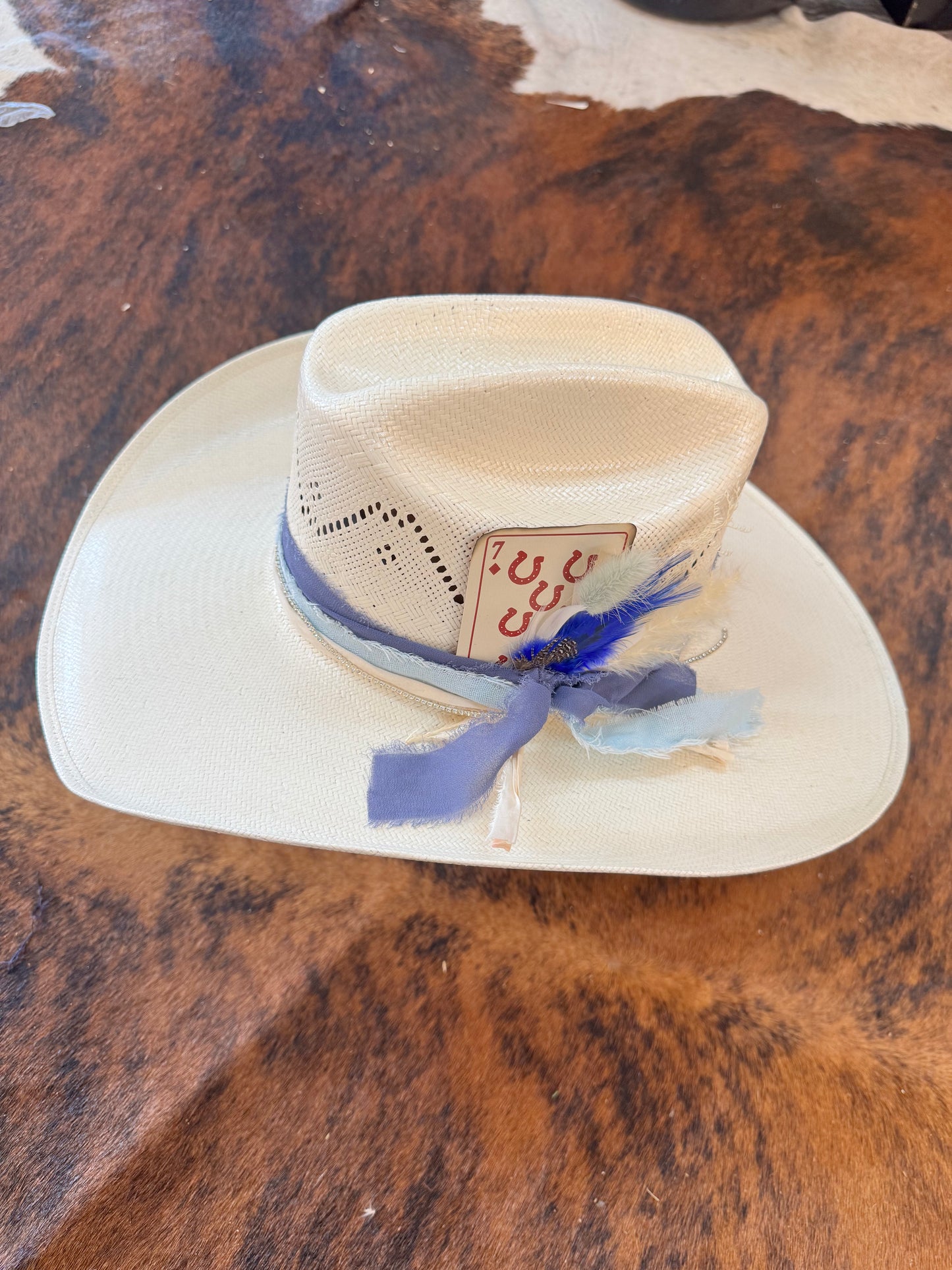 Straw 100x blue