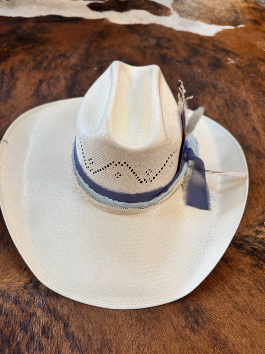 Straw 100x blue